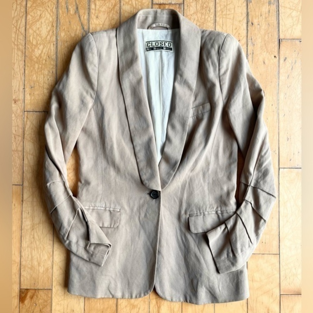 CLOSED Beige Women's Blazer Size Small